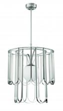  54991-BNK - Melody 1 Light Pendant in Brushed Polished Nickel