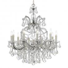 4438-CH-CL-MWP - Maria Theresa 11 Light Clear Crystal Chrome Chandelier