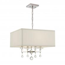  8105-PN - Paxton 4 Light Polished Nickel Mini Chandelier