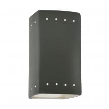  CER-5920W-PWGN - Small ADA Rectangle w/ Perfs - Closed Top (Outdoor)
