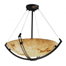  FAL-9722-35-DBRZ - 24" Pendant Bowl w/ Crossbar