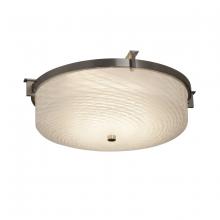  FSN-8985-WEVE-NCKL - Era 16" Round Flush-Mount