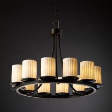  POR-8768-10-BANL-DBRZ - Dakota 12-Light Ring Chandelier (Short)