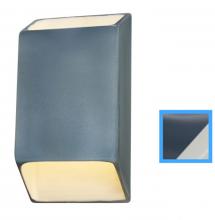 Justice Design Group CER-5865-MDMT - Small ADA Tapered Rectangle LED Wall Sconce (Open Top & Bottom)