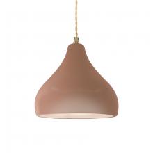  CER-6560-ADOB-ABRS-BEIG-TWST - Small Droplet 1-Light Pendant