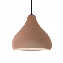  CER-6563-ADOB-MBLK-BKCD - Medium Droplet 1-Light Pendant