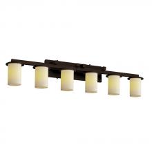  CNDL-8786-10-CREM-DBRZ - Dakota 6-Light Bath Bar