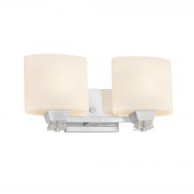  FSN-8472-30-OPAL-CROM - Ardent 2-Light Bath Bar