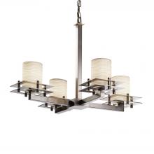  POR-8100-10-WAVE-NCKL - Metropolis 4-Light Chandelier