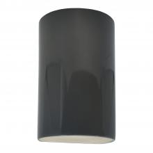  CER-1260W-GRY - Large Cylinder - Closed Top (Outdoor)