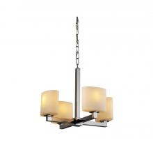  FSN-8829-20-OPAL-DBRZ - Modular 4-Light Chandelier