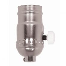  80/1015 - 150W Full Range Turn Knob Dimmer Socket; 1/8 IPS; Aluminum; Nickel Finish; 120V