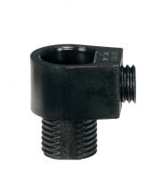  80/2338 - Black 1/8 IP Strain Relief With Set Screw For 18/2 SVT Wire