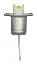  80/2364 - Recessed Contact Lampholder; R75/RX75 Base; Front Flange Mounting; 18" Wire; 1500W; 600V