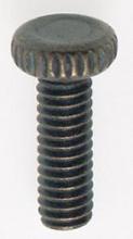  90/024 - Steel Knurled Head Thumb Screw; 8/32; 1/2" Length; Antique Brass Finish