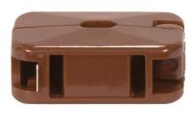  90/1405 - Add-On Outlet; Brown Finish; Non Polarized; 18/2 SPT-1; 10A; 125V