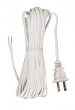  90/1534 - 18/2 SPT-1-105C All Cord Sets - Molded Plug - Tinned Tips 3/4" Strip with 2" Slit 100 Ctn.