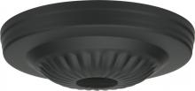  90/1686 - Ribbed Canopy; Canopy Only; Black Finish; 5" Diameter; 1-1/16" Center Hole
