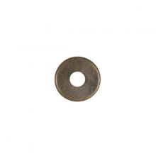  90/1766 - Steel Check Ring; Curled Edge; 1/8 IP Slip; Antique Brass Finish; 1" Diameter