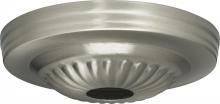  90/1844 - Ribbed Canopy; Canopy Only; Brushed Nickel Finish; 5" Diameter; 1-1/16" Center Hole