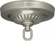  90/1846 - Ribbed Canopy Kit; Brushed Nickel Finish; 5" Diameter; 1-1/16" Center Hole; Includes