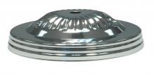  90/1889 - Ribbed Canopy Kit And Matching Hardware; Polished Nickel Finish; 5" Diameter; 7/16" Center