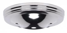  90/1893 - Smooth Canopy Kit And Matching Hardware; Polished Nickel Finish; 5" Diameter; 7/16" Center