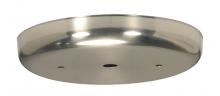  90/1902 - Contemporary Canopy; Canopy Only; Brushed Nickel Finish; 5-1/4" Diameter; 7/16" Center Hole;