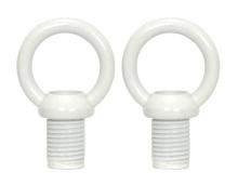  90/199 - Bath Swag Canopy Kit; White Finish; 5" Diameter; 3- 7/16" Holes; Includes Hardware; 10lbs