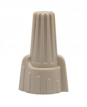  90/2238 - Wing Nut Wire Connector With Spring Inserts; For 105C Supply Wire; 600V; Tan Finish; 9 #18 Max