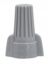  90/2240 - Wing Nut Wire Connector With Spring Inserts; For 105C Supply Wire; 600V; Gray Finish; 4 #12 Max
