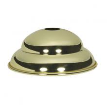  90/2491 - Polished Brass Finish w/Matching Screw Collar Loop Diameter 5-1/2" Center Hole 11/16" Height
