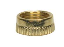  90/2583 - Knurled Nut For Switches; Brass For Rotary And Push