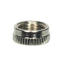  90/2584 - Knurled Nut For Switches; Nickel For Rotary And Push