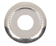  90/389 - Beaded Steel Check Ring; 1/8 IP Slip; Nickel Plated Finish; 1-1/8" Diameter