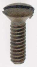  90/535 - Steel Switchplate Screw; 6/32; Antique Brass Finish; 1/2" Length