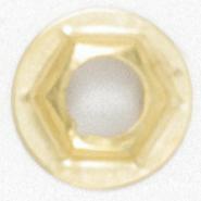  90/594 - Steel Pal Nut; 1/8 IP; Brass Plated Finish