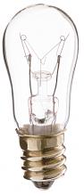  S4717 - 6 Watt S6 Incandescent; Clear; 2500 Average rated hours; 30 Lumens; Candelabra base; 130 Volt;