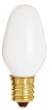  S4726 - 7 Watt C7 Incandescent; White; 3000 Average rated hours; 28 Lumens; Candelabra base; 120 Volt;