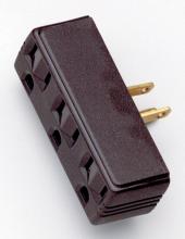  S70/547 - Triple Tap Adapter; Brown Finish