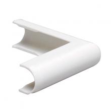  S70/832 - White Outside Elbow Wire Cover