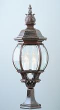  4072 WH - Francisco 30" Postmount Lantern