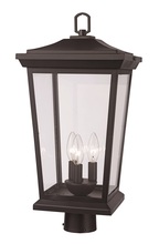  50778 BK - Turlock 15" Postmount Lantern