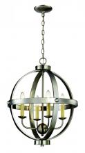  70594 BN - 4LT CHANDELIER-RUSTIC AXEL ORB