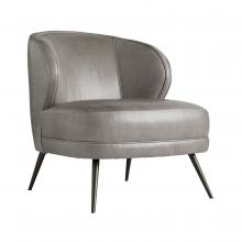  8148 - Kitts Chair Mineral Grey Leather