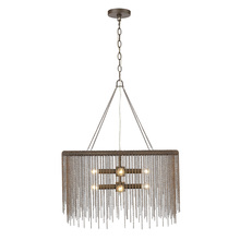  9905-8P RBZ - Cleo 8 Light Pendant in Rubbed Bronze