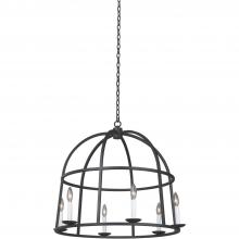  506952BI - Wickenberg 6 Light Pendant