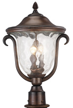  9012BB - Santa Barbara Outdoor 3 Light Medium Post Mount Lantern