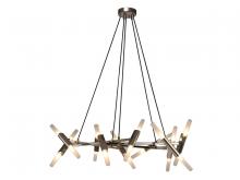  HF6020-PN - Manhattan Ave. Collection Hanging Chandelier