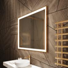  CHICX48353000-GLD - Chic Gold Framed Rectangle Mirror (Frontlit)